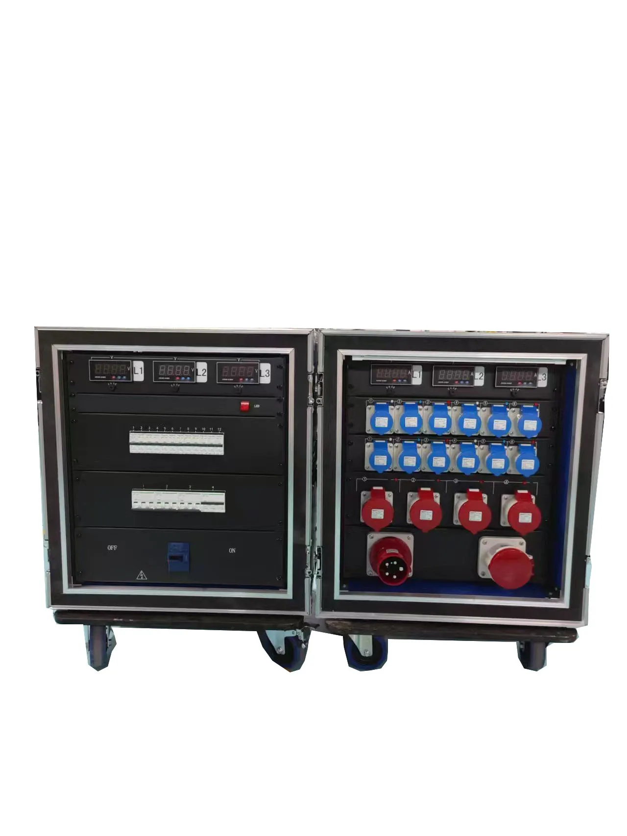 63A Input Dimmer Pack Power Rack Case 16 Way Stage Distribution Distro ...