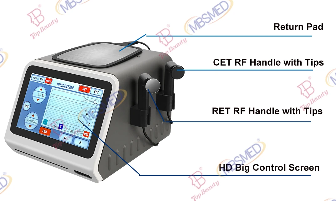 448KHZ Indiba Tecar Therapy Machine for Pain Relief & Recovery