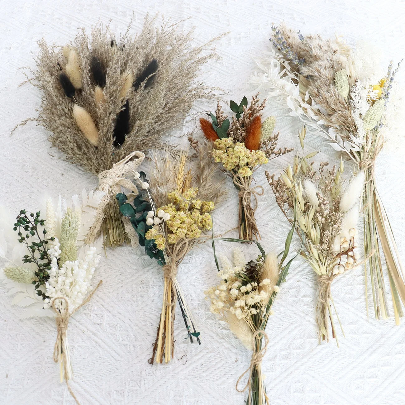 M462 оптовая продажа подарков на свадьбу и День Святого Валентина Декоративная композиция из сухих цветов пампасный натуральный маленький сушеный букет из цветов
