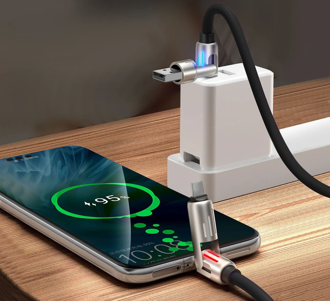 2024 PD 100W Mobile Phone Data Cable Multi Charging Cable 4 In 1 Usb Cable