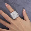 Moissanite blanc argenté