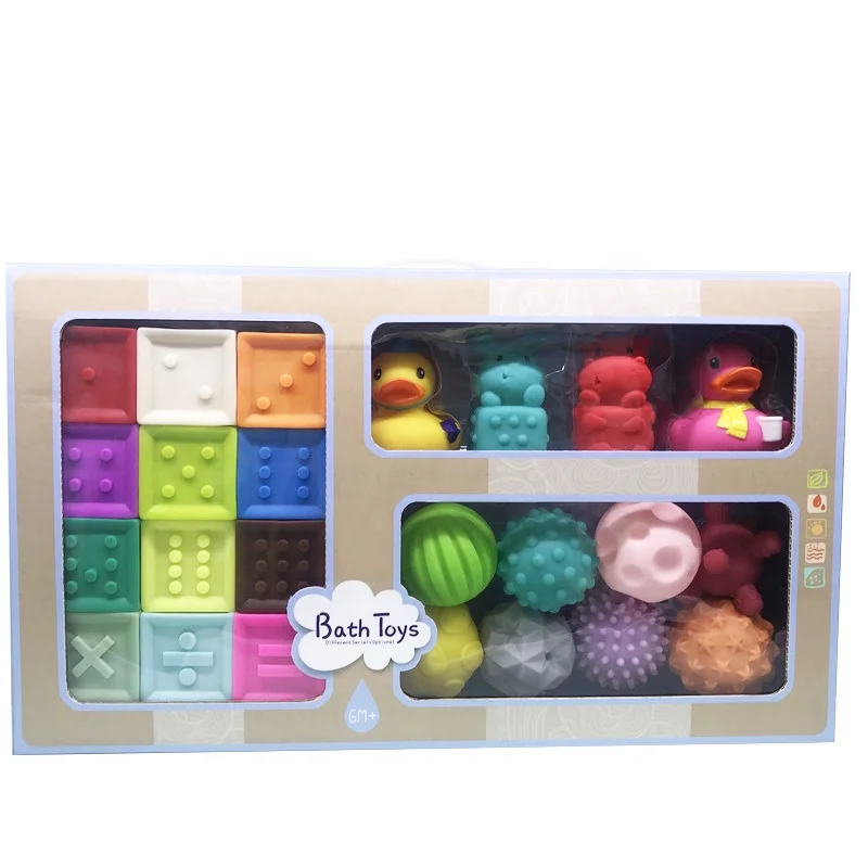 Amazon ECO Friendly 2019 детская игрушка для ванны, маленькая резиновая утка, мягкий резиновый шар для детей