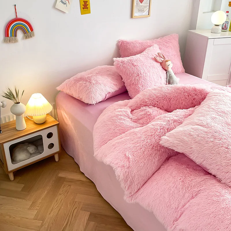 Hot Sale Designer Comforter Sets Luxury 4 Pieces Thick Protective Warm