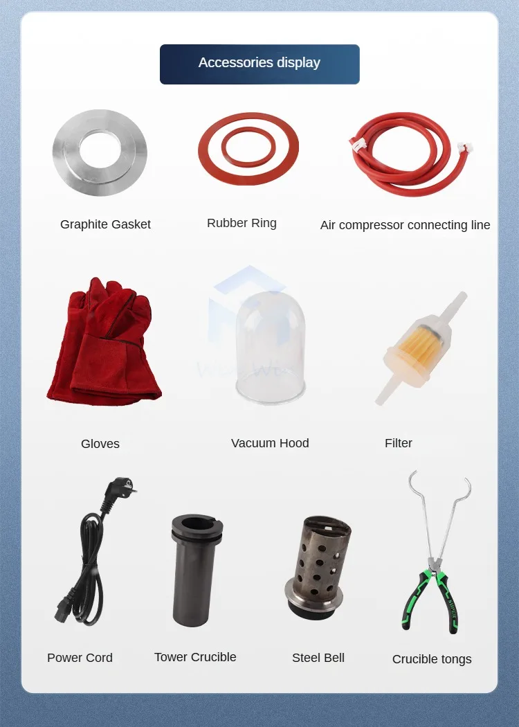 JH3-004 Three-in-One Integrated Casting Machine - Vacuum Casting 1250℃ Max Temperature &plusmn;5℃ Precision Aviation Plastic Bell