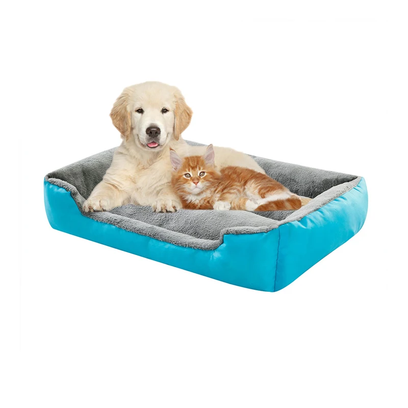 Custom made outdoor chew proof big cooling fluffy extra large bedding pet faux fur dog round anti anxiety heavy duty cat beds