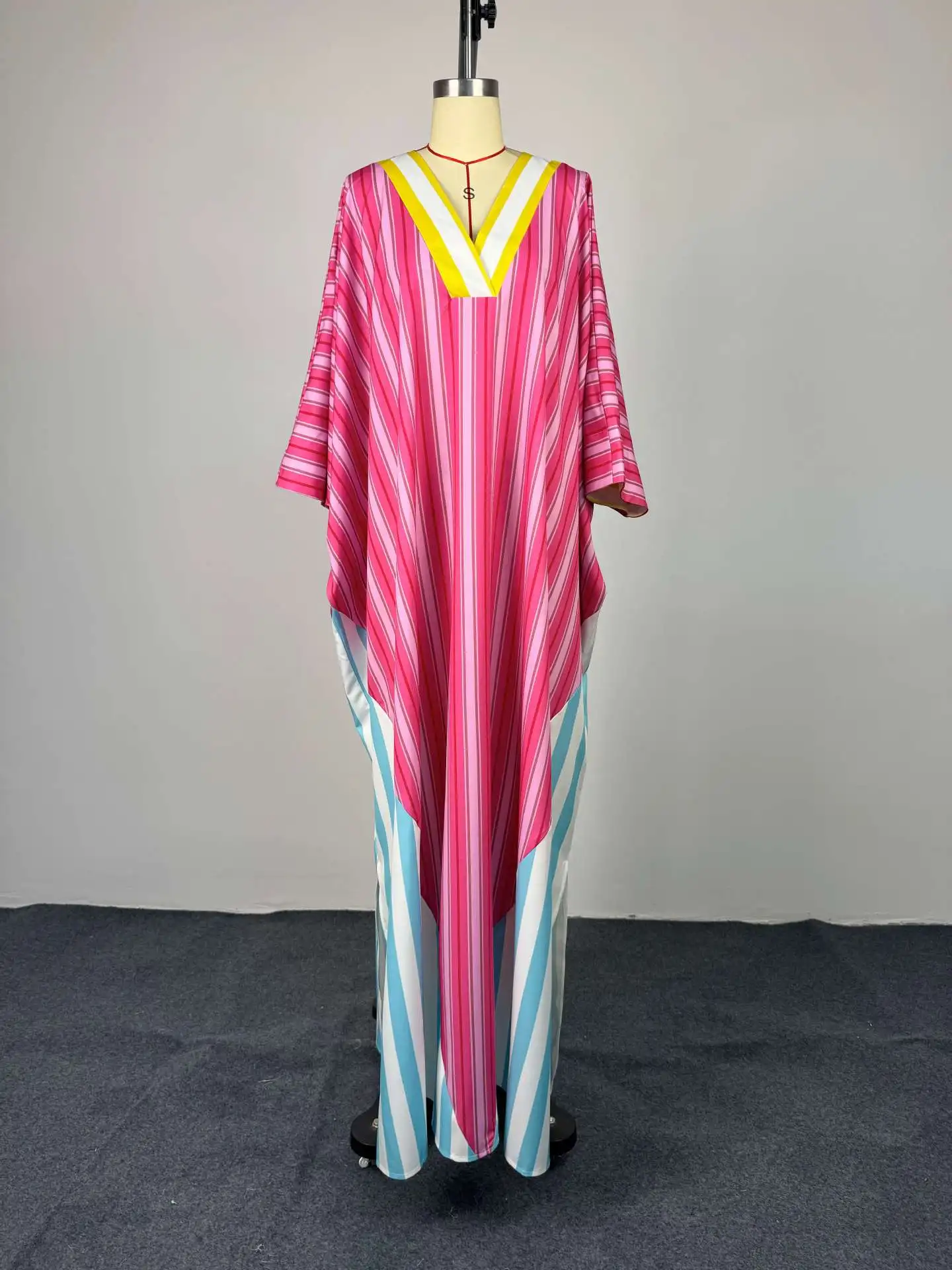 pink african dress styles Pink Short African Dress L / Pink