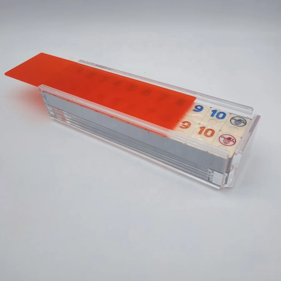 Lucite Rummikub Judaica Lucite Rummikub Set - Durable & Waterproof Game Tiles