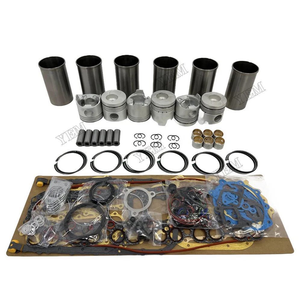 Overhaul Kit With Gasket Set Compatible for Hino H07C Engine Parts Advantage Supply