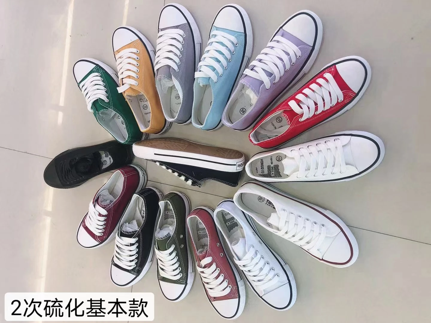 Men Shoes For Men's Casual Shoes Black White Canvas Trendy High Top