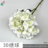 Hortensia 3D RHW Núcleo Verde Blanco
