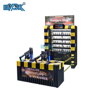 Indoor Double Players Arcade Coin Operated Redemption Game Machine 6+ Years Shooting Simulator Amusement Plastic Material Sale