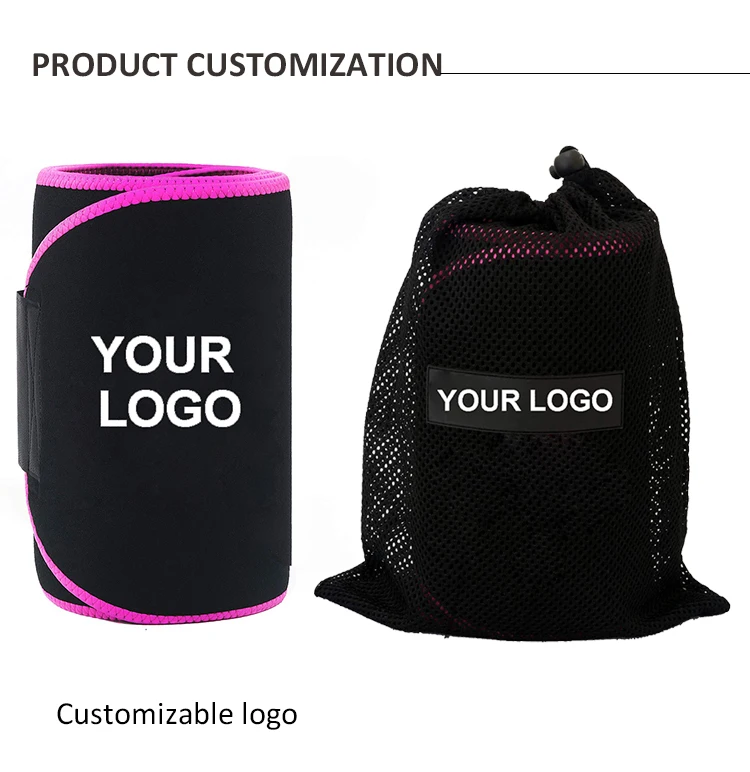 Adjustable Plus Size Waist Trainer Belt Neoprene Stomach Waist Trimmer Belt Sweat Wrap Weight