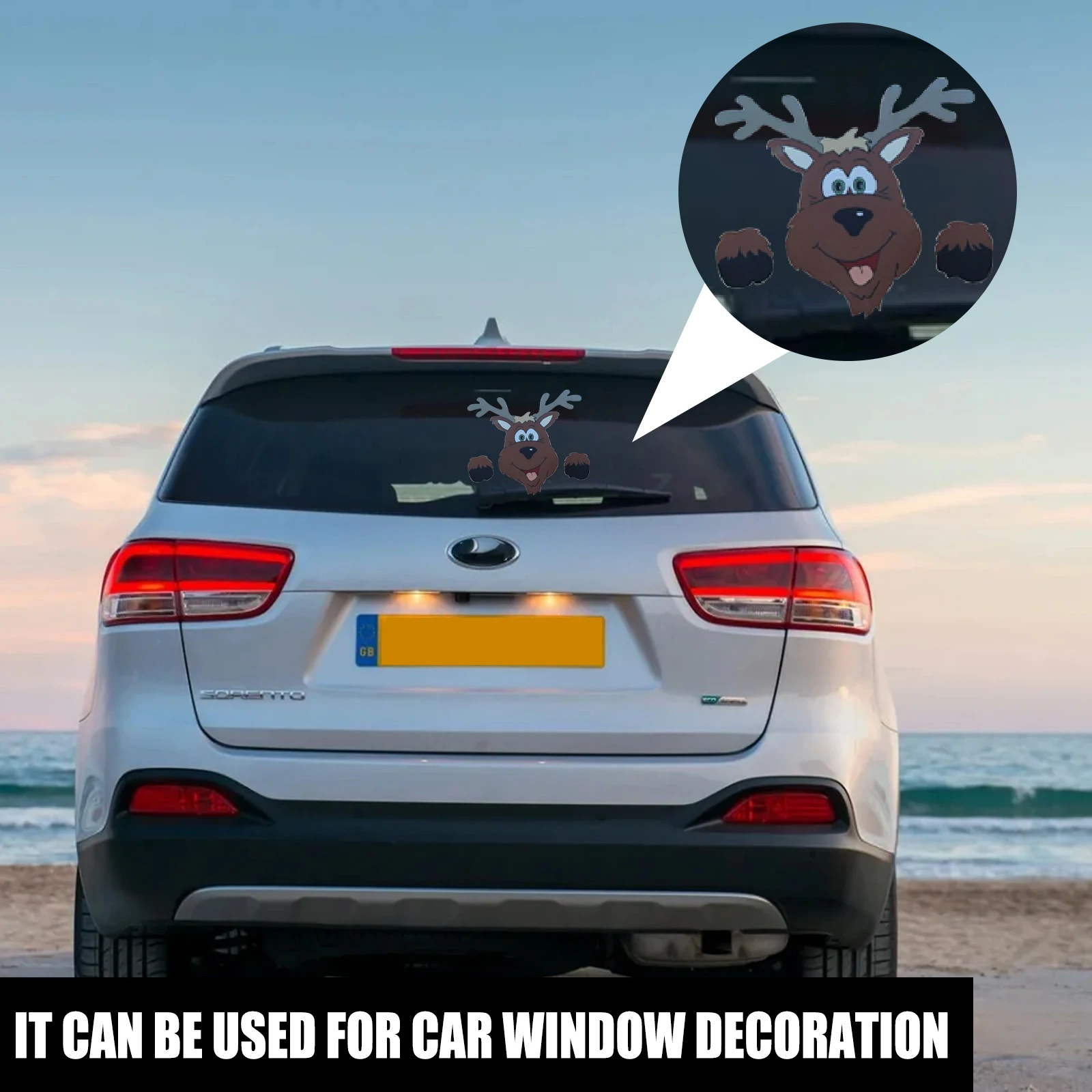 car sticker christmas