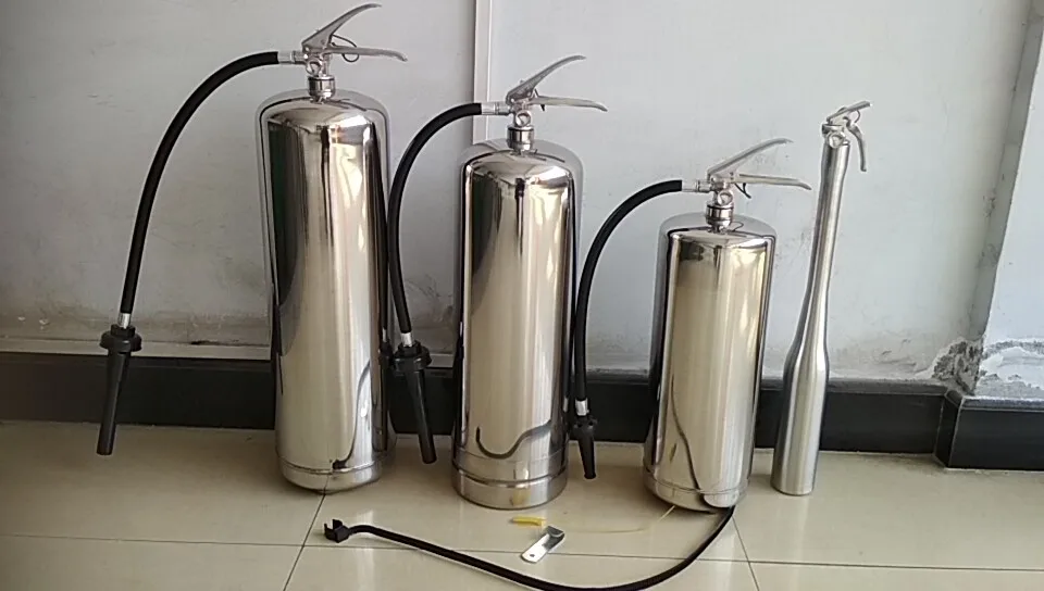 ANSU Empty 6L/9L Stainless Steel SUS304 Fire Extinguisher Foam Water Type Refill Fire Fighting Extinguisher