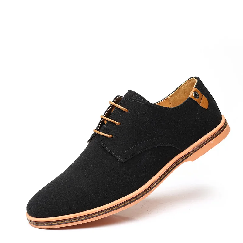 Post Anmeldelse At redigere Wholesale 2022 Suede Leather Men Shoes Oxford Casual Classic Sneakers  Comfortable Footwear Dress Shoes Large Size 38-48 Flats From m.alibaba.com