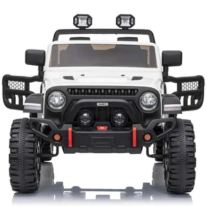 Real Two-Seater 50cm Wide 12V Off-Road Electric Car for Kids Plastic Ride-on UTV with Battery Power Remote Control