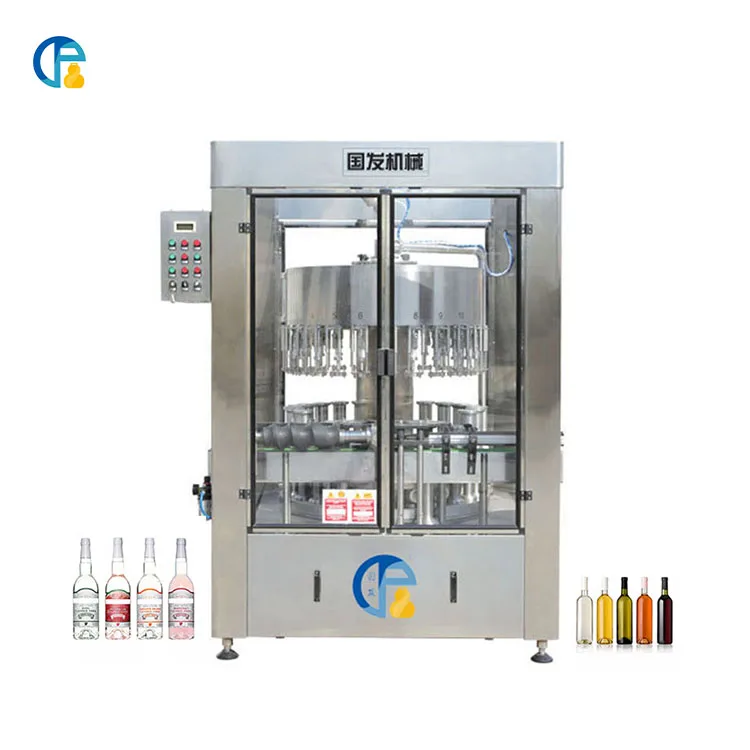 Wine Whisky Vodka small juice bottle automatic filling machine