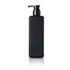 Bouteille noire avec pompe noire