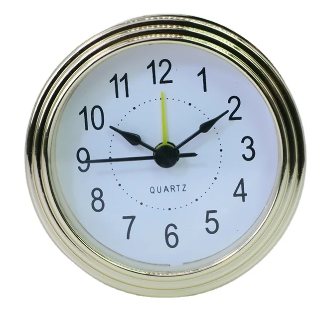 Quartz Analog Clock Heads Mini Insert Clock, Alarm Clock Inserts