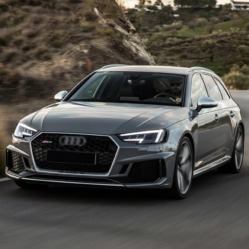 High Quality Body Kit With Grille For 20172019 Audi A4 B8 Accessories Parts Facelift Audi Rs4