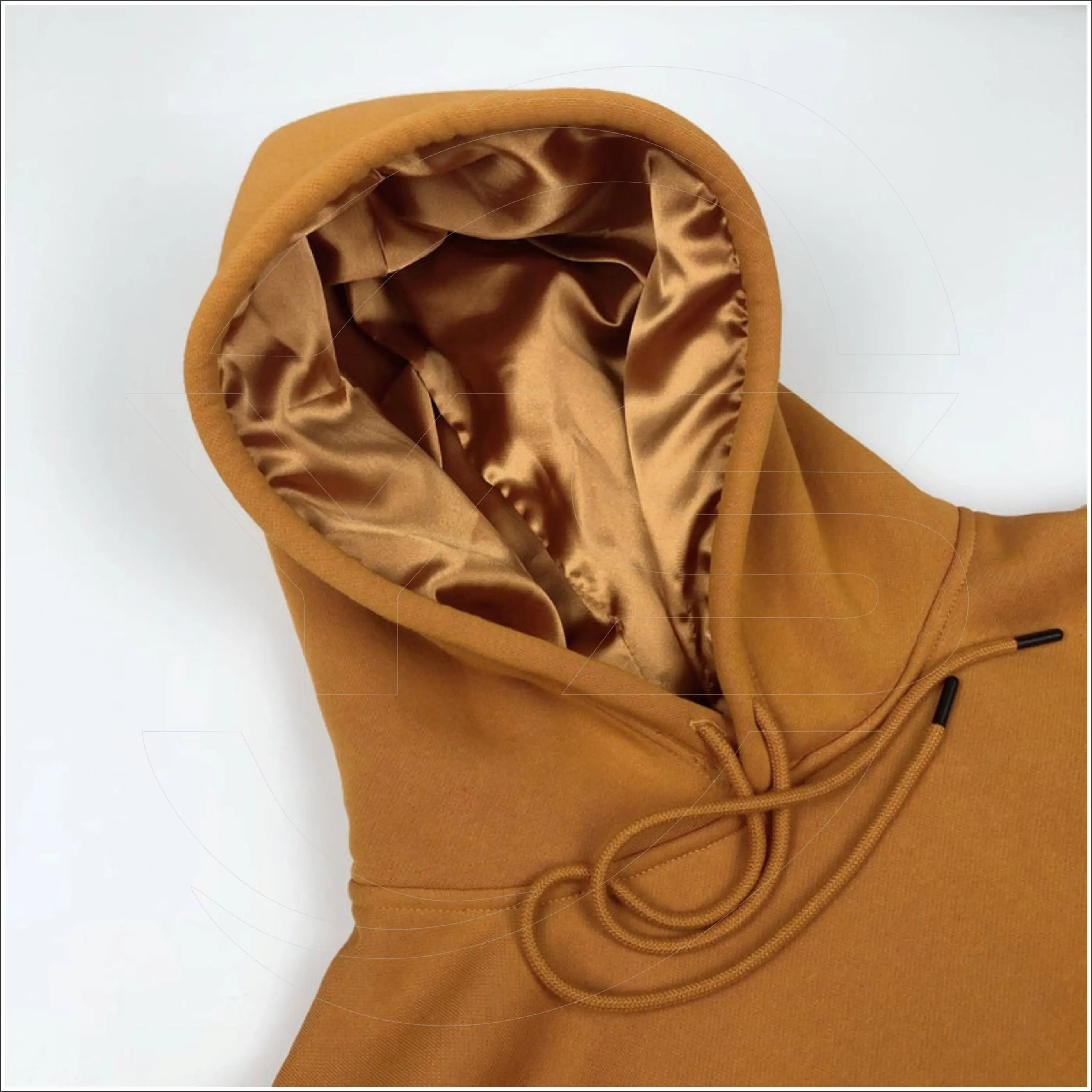 satin lined hoodie bulk