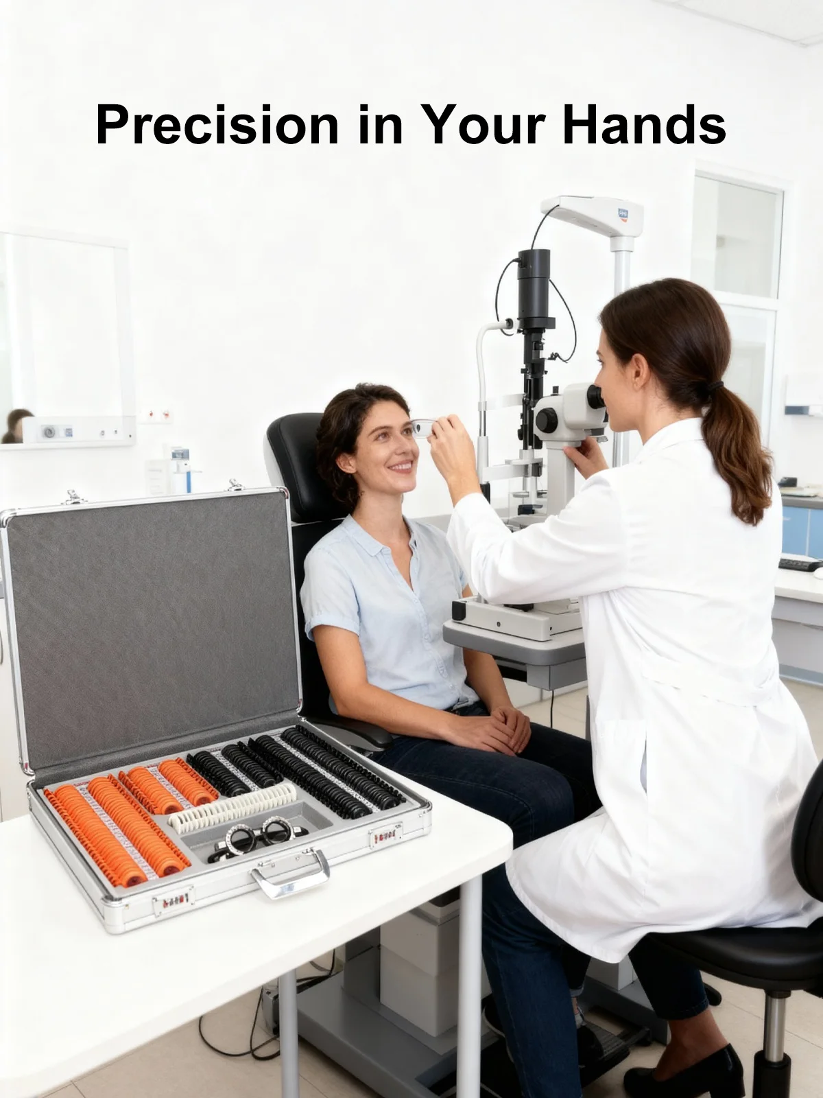 Eye Sight Examination Instrument Optical Optometry Test Box Equipment SL-266B Trial Lens Set