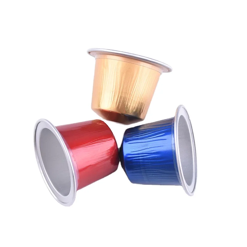 Одноразовые кофейные капсулы Nespresso 12 видов цветов оптовой продажи кофейная капсула из алюминиевой фольги с термогерметизирующей крышкой