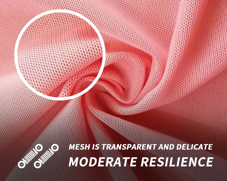 High Stretch 160gsm Nylon Power Mesh Fabric,Recycled Mesh Spandex