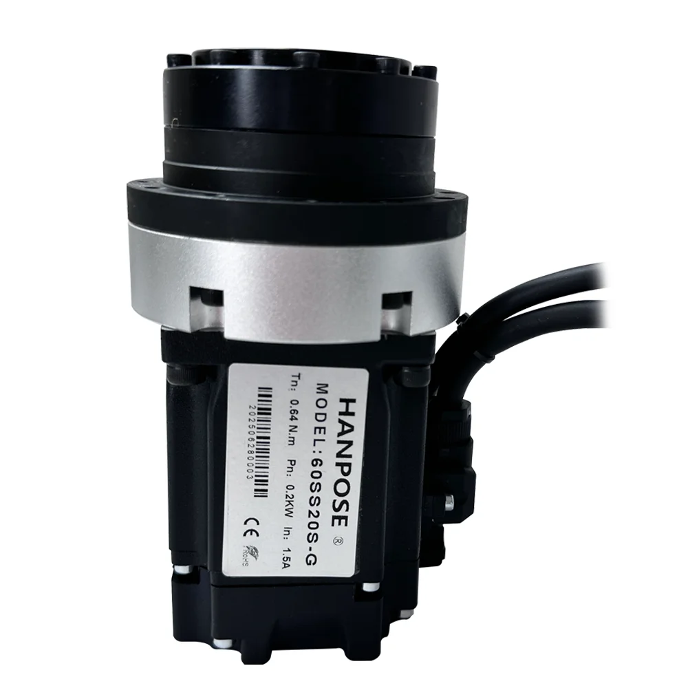 HANPOSE 1.7A 200 Вт Сервомотор 60SS20 60SS40 80SS75 IP65 Високопродуктивний сервомотор з гармонійним редуктором