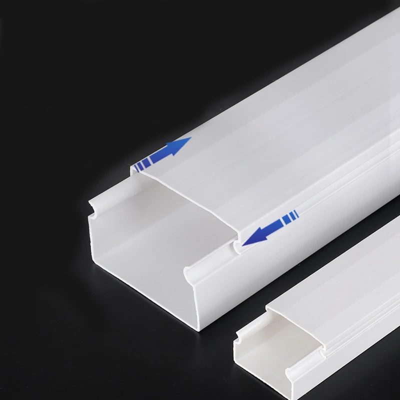 PVC Cable Trunking 100 100mm Flexible Wire Duct China PVC Wire Duct Supplier