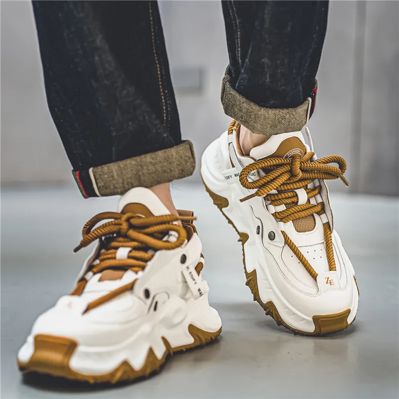 Men's Sports Shoes Breathable Mesh Surface Stitching Running Sports