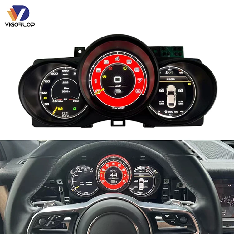 Auto Meter 12.3 Inch Car Lcd Digital Dashboard Panel For Porsche Macan 718 981 2014-2023