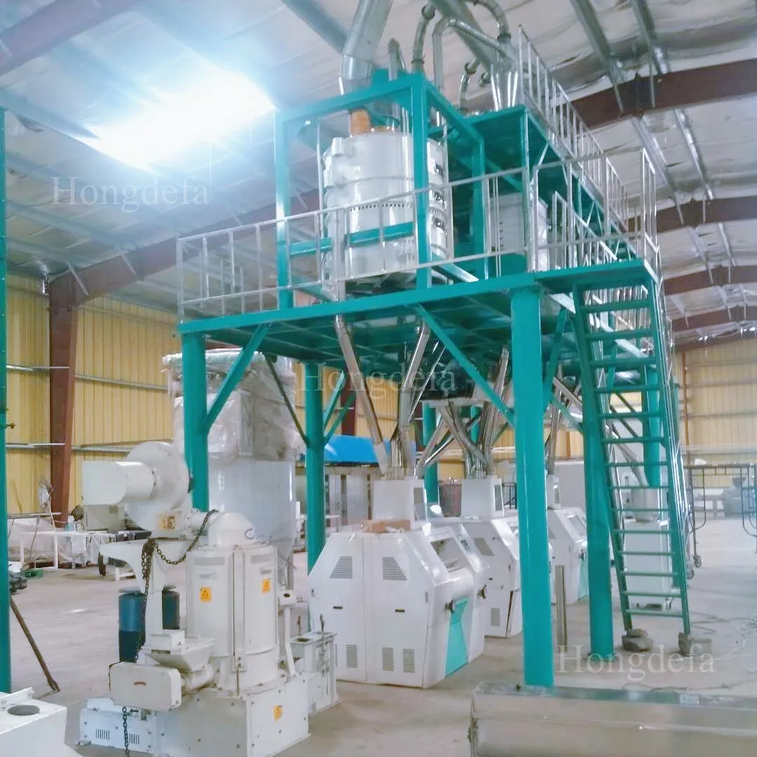 Small Scale 2T/H Maize Milling Machine - Compact Corn Flour Mill with Low Investment