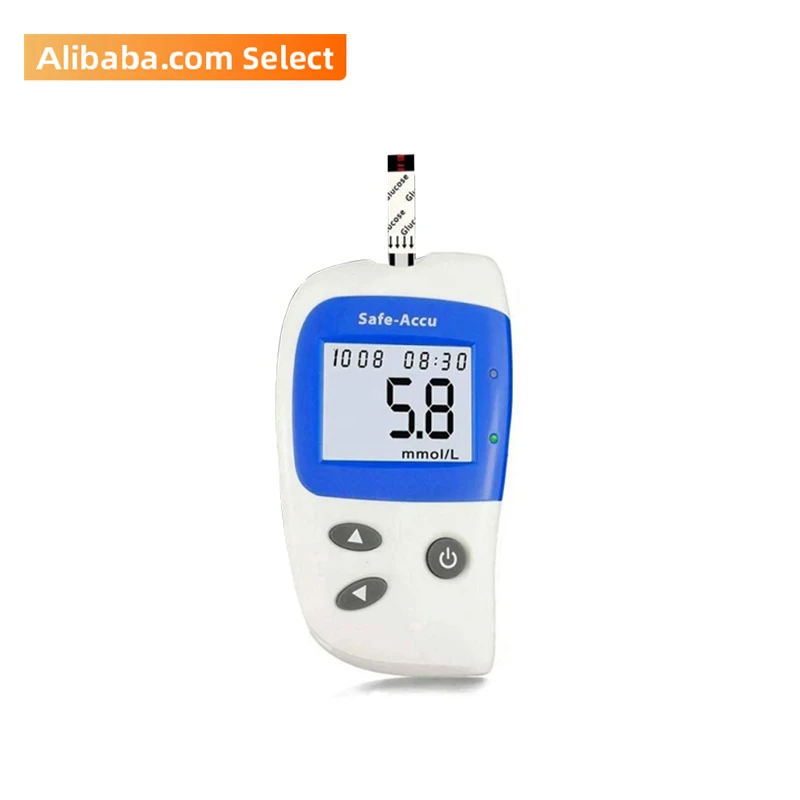 Blood Glucose Meter Safe Accu2 glucometer machine with glucometer test strips