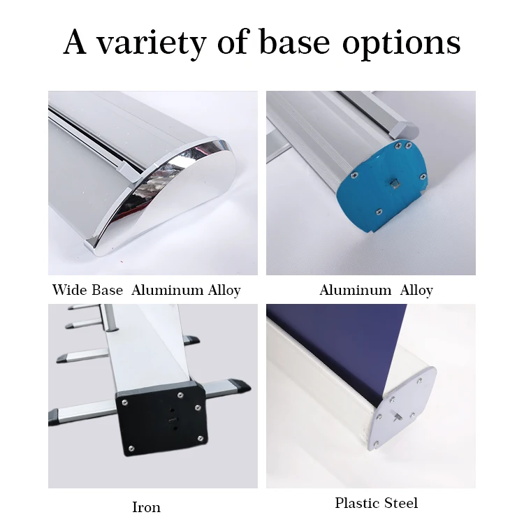 Kakemono Roll up Displays Advertising Banner Stand Rollup Standee Aluminum Roll Screen Stand Retractable Banners Pull up Banner