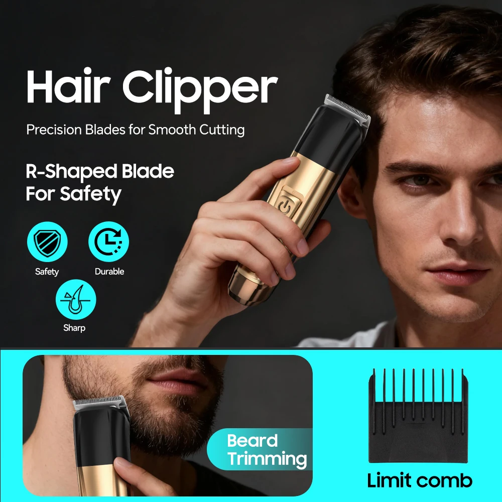 USB Powered Digital Three-in-one High-Performance Reciprocating Electric Razor for Personal Beards Electric Shaver supplier