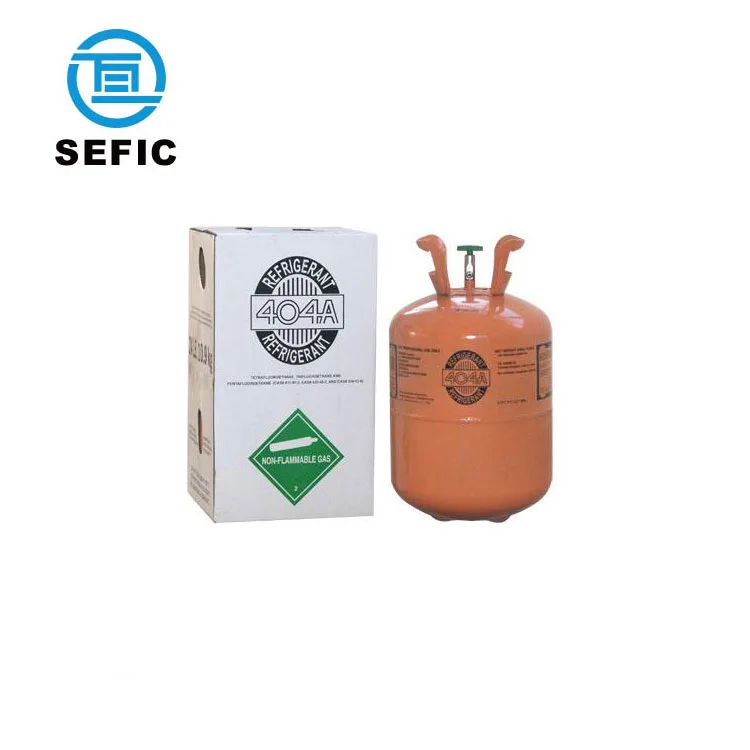 Отличный материал экологический 24LB 10,9 кг R404a хладагент газ для продажи