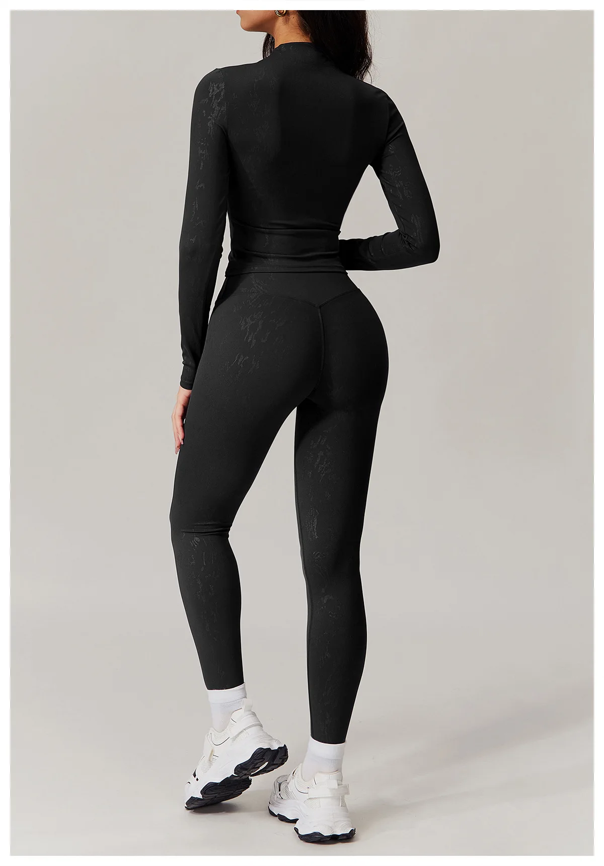 6 Piece Sets Fashion Women Gym Wear Workout Clothing Tracksuit Active Wear Gym Fitness Set Apparel