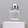 Transparent bottle-bright gold ball