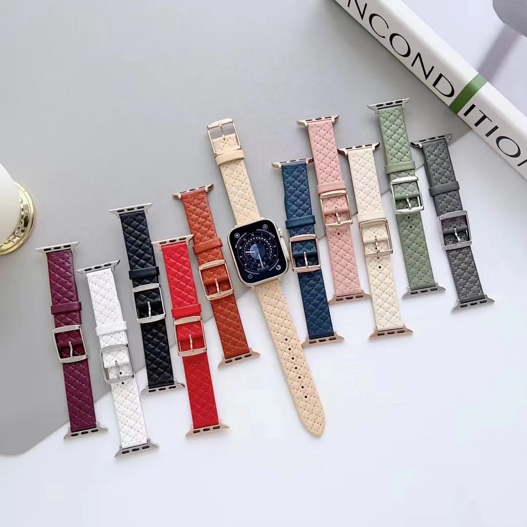 Wholesale Premium Real Bracelet Belt Genuine Leather Band for Apple Watch  Ultra 41mm 45mm 49mm Strap for iWatch 8 7 6 SE 5 4 3 Wristband From  m.