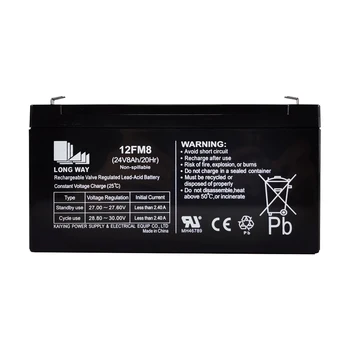 24V9Ah 12FM9 Replacement Battery Maintenance-Free VRLA Agm Lead Acid for UPS Power Electrical Children's Toy Car Scooters