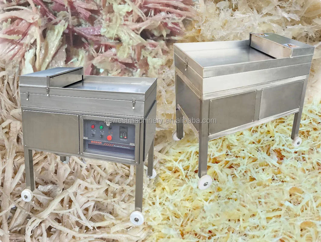 Dried Scallop Fish Meat Shredding Machine For Meat Floss Processing