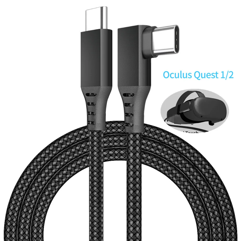 Vr Cable 3m 5m 6m 16ft 90 Degree Elbow Right Angle 5gbps Gen1 3.2 Usb ...