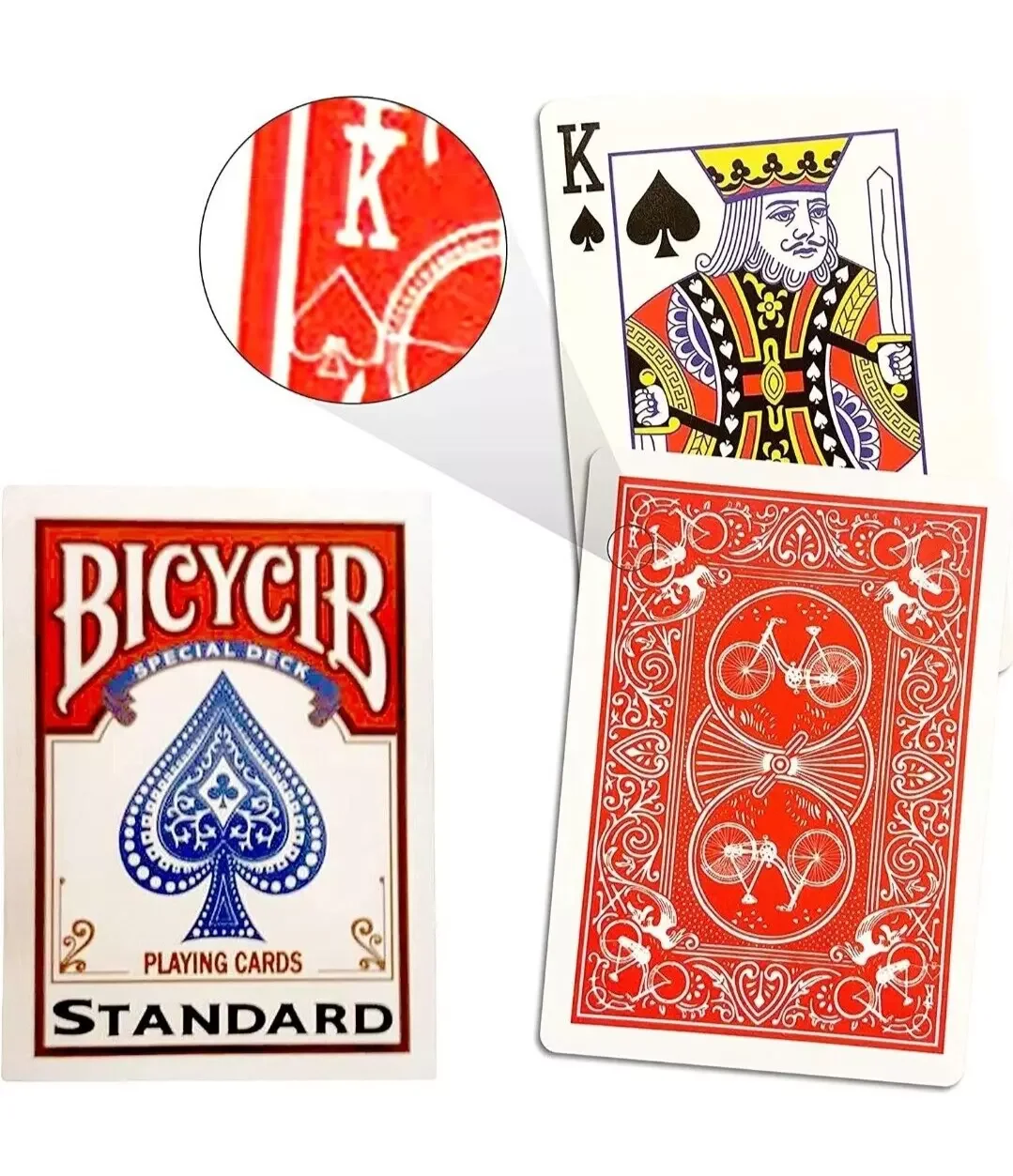 Set Mazzi Bicycle Blu: Normale + Svengali + Invisibile - Trucchi Di Magia Professionale - 2