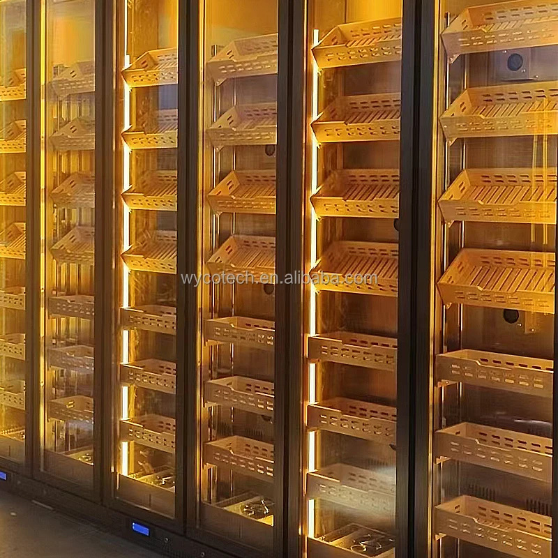 Custom Walkin Cigar Room Spain Cedar Oak Beech Wood Drawer And Shelf