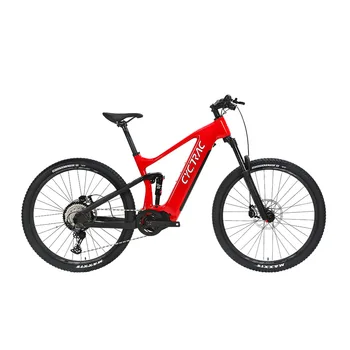 The best 48V 500W 720Wh Carbon Full Suspension Electric Mountain Bike Bicycle eMTB e MTB with central motor