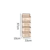 Estilo simple-4 capas-caqui + gancho gratis