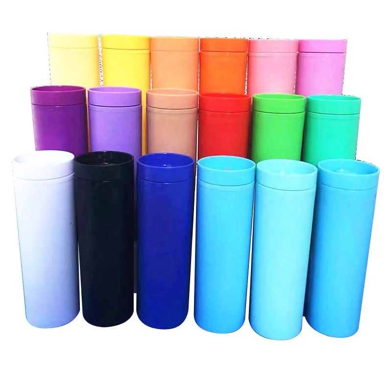 Hot Sale Cheap 16oz Colorful Matte Double Layer As Plastic Acrylic