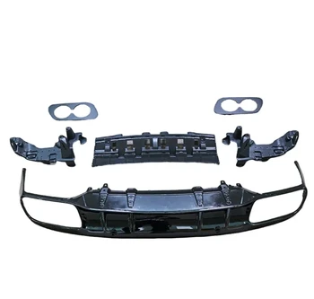 Factory Outlets 2019 C63 Style Black Car Bumper Rear Diffuser For BENZ C205 AMG Coupe 2015-2021