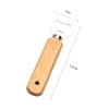 Wood color-Hole punch bottle opener